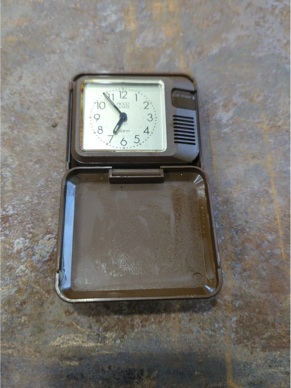 Vintage Picco Quartz Travel Alarm Clock Made in Japan 3